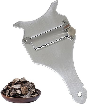 JSKWIKE 1 Pcs Trüffelhobel Profi Trüffelhobel Verstellbarer Gourmethobel Professioneller Trüffelschneider Käsehobel Edelstahl Käsemesser Einstellbare Klinge Schokoladenrasierer