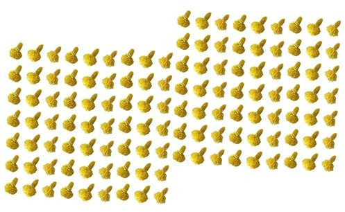 Warmhm 400stücke Sonnenblumen-Stempel Künstliche Blumenstempel Für -blumenhandwerk Dekoration Für Hochzeiten Geburtstagsfeiern Bastelprojekte Und Mehr