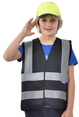 AYKRM Sicherheitsweste für Kinder Warnweste Reflektierendes WarnschutzWeste