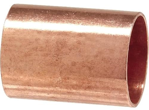 Kupfer Lötfitting Schiebe-Muffe ohne Anschlag S 15 mm