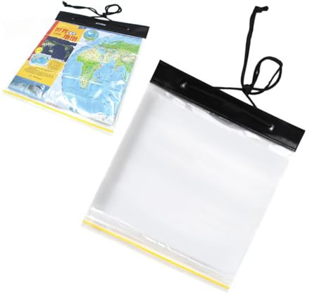GOOHOCHY wasserdichte Outdoor-kartentasche Selbstverschließende Transparente Plastiktasche Sanddicht Schneefest Und Salzfest Zum Aufbewahren Von Schmuck Und Anderen Gegenständen Sehr