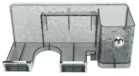 CDQL Haartrockner-Halter, Wand-Haartrockner-Organizer, Verdickter Kunststoff, an der Wand Befestigter Selbstklebender Wasserwellen-Föhn-Organizer für Schlafzimmer, Badezimmer