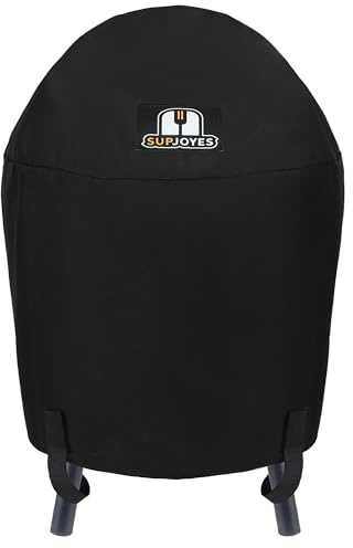 SUPJOYES Housse de protection pour barbecue Char-Griller 6659 AKORN Jr. Portable Kamado Noir