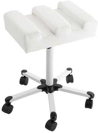 PINYELIN Pediküre Hocker, Pediküre Stuhl Hocker Mobile Pediküre Stuhl Fußpflegestuhl Salon Hocker Fußhocker Maniküre Fußstütze, Höhenverstellbarer Stuhl Beinstütze Fußpflege