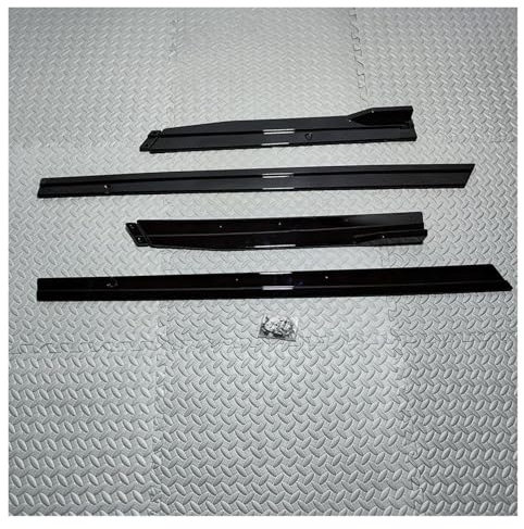 Seitenschweller Auto Seitenschweller Splitter Diffusor Winglet Seitenflügel Stoßstangenlippe 190cm Für VW Für Golf 7 7.5 MK7 MK7.5 R Für GTI Für Line 2013-2019 Bodykits Seitenrock
