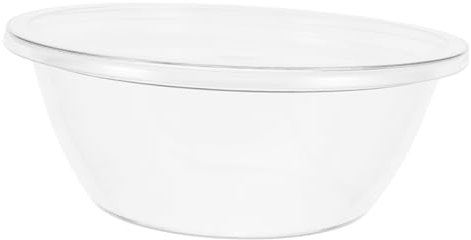 Cabilock Ciotola Impastare Con Coperchio Trasparente in Pet Robusto Grande Capacità Per Lievitazione Mescolare Insalata e Uso Multifunzionale in Cucina
