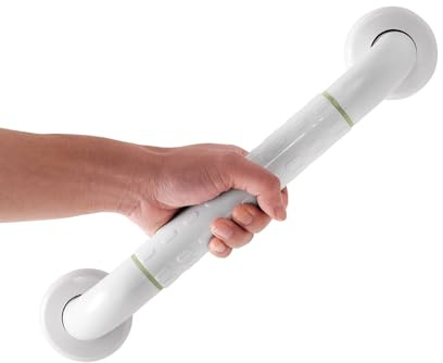 EMKE Poignées d'appui pour personnes âgées - 30 cm - Antidérapantes - Pour douche, baignoire et WC