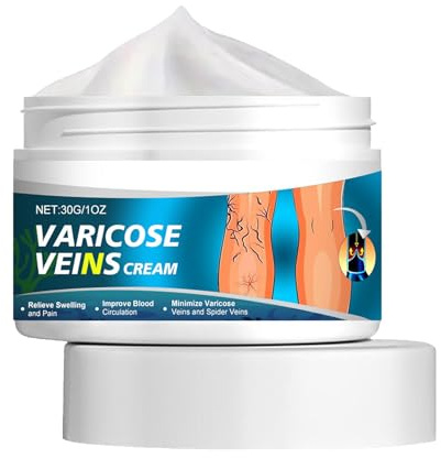 Varices Jambes Crème d'Elimination des Varices,Réparation des Jambes d'Araignée,Anti Varices Creme de Traitement Apaisante,Améliore la Circulation Sanguine et Soulage l'Enflure