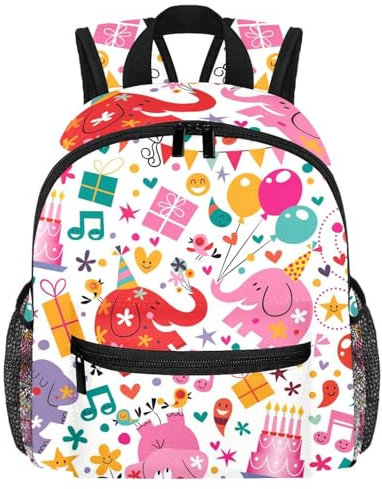 Süßer Kleinkind-Rucksack – Wiederholte Wildtier-Tiger-Tierhaut-Textur, moderne Kindertasche für Vorschule, Schule, Mädchen und kleine Kinder, Mehrfarbig 10, 25.4x10x30 CM/10x4x12 in