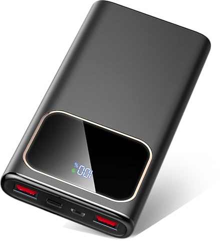 Coucur Power Bank, 2025 Powerbank 20000mAh mit 22,5W Schnellladefunktion USB C Input & Output, PD 3.0 QC 4.0 Externer Handyakkus, Powerbank Klein Kompatibel mit iPhone 11 12 13 14 15 16 Samsung