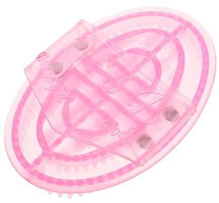 FOMIYES Meridian Massagebürste PVC Akupunktur Körpermassagegerät für Beine und Rücken Sanfte Textur Rosa Vielseitig für Kopfhaut und Körpermassage