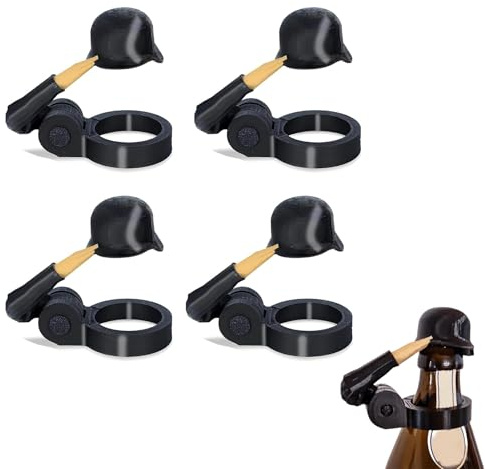 Soldat Salute Helm Bierflaschenverschluss, Flaschenverschluss Bierflaschen Wiederverwendbar Bierflaschen Verschluss, Dekorative Bierhelm Flaschenverschlüsse für Partys, Bars, Veteranen