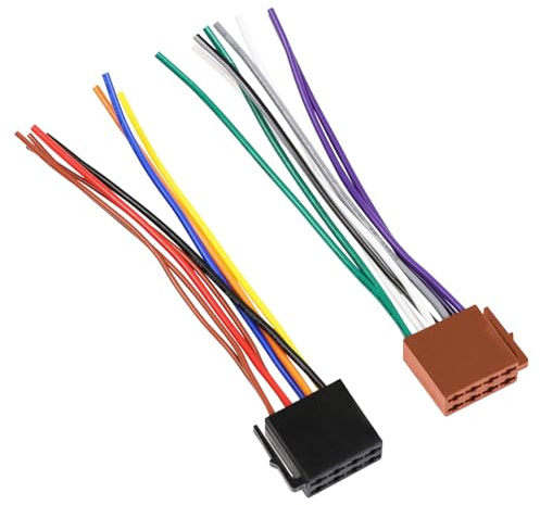 Universal ISO Car Radio Stereo Wiring Harness Adapter 8Pin Connectors