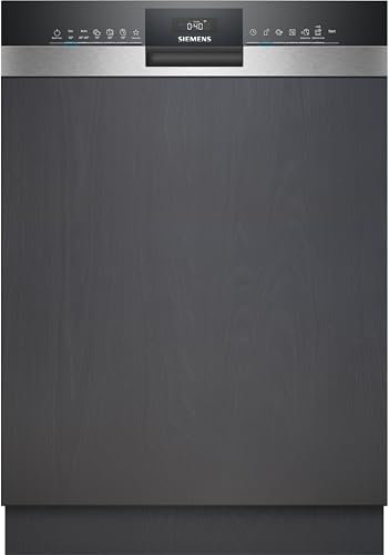 Siemens iQ500, Teilintegrierter Geschirrspüler, 60 cm, Edelstahl, SN55YS00CE