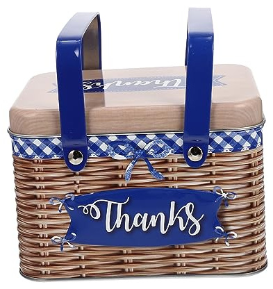 LIFKOME Boîte à Biscuits Métal Boîte à Pâtisserie Alimentaire Cadeau Fer Récipient à Biscuits