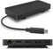 Lenovo USB-C Dual Display Travel Dock, 7 Ports, HDMI & DP Ports Support Dual Displays at 4K, Up to 100W PD Pass Through, Integrated USB-C Cable, Black