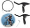 Leviers de frein vélo, Pièces Détachées de Vélo, Frein VTT, Remplacement Kit de Leviers de Frein avec Cable de Gaine Extérieure, Compatible avec Vélo de Route et VTT Avec Outil d'Installation Inclus