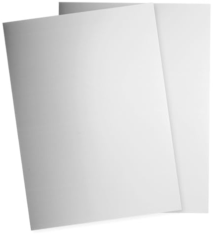QUARKZMAN Lámina de Acero Inoxidable 304 150x100mm (1mm) de Espesor 2Pcs | Placa de Acero Inoxidable Calibre 18 Con Guantes para Manualidades, Modelismo, Joyería (Plata)
