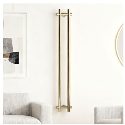 Scaldasalviette Elettrico Bagno,Termoarredo Elettrico Bagno Parete Verticale,Radiatore Scalda Salviette Elettrico Acciaio Inossidabile,Asciugabiancheria Da Parete Stendino Elettrico,118*11Cm