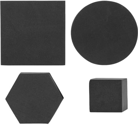 CHICAMPERA 4 St Geometriska Skumkub Fotorekvisita Dekorativa Fotoaccessoarer för Smycken Kosmetika och Småprodukter Bärbar och Hållbar för Inomhus Utomhusfotografering