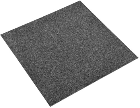 RJPLMFV - Losas para moqueta (polipropileno, 20 unidades, 50 x 50 cm), color gris