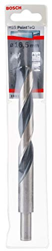 Bosch Professional 1x HSS Spiralbohrer PointTeQ (für Metall, reduzierter Schaft, 16,5 x 125 x 184 mm, Zubehör Bohrschrauber)
