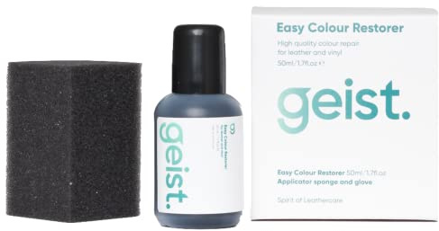 Geist. Easy DIY Colour Restorer | Farbe Für Leder & Kunstleder | Anthrazit, 50ml