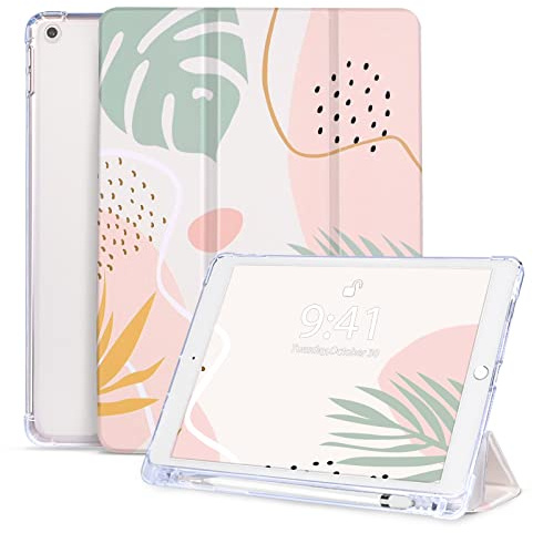Vozehui 10.2 Zoll Hülle für iPad 9/8/7 Generation mit Bleistifthalter, Dreifach Stand Leichtgewicht Schutzhülle - Auto Sleep Wake für iPad 2021/2020/2019