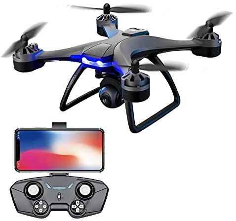 I droni con Fotocamera Sono per Principianti con Fotocamera 6K HD per Adulti I droni con Fotocamera Sono per Principianti con Occhiali VR + Custodia Quadricottero con Telecomando a Distanza di 1000 m