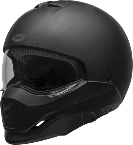 Bell - BROOZER SOLID ECE Helme - Erwachsene Unisex - Schutzausrüstung, Fahrradhelm, Straßenhelm, Straßen-Schutzhelm, Matt Schwarz, XL