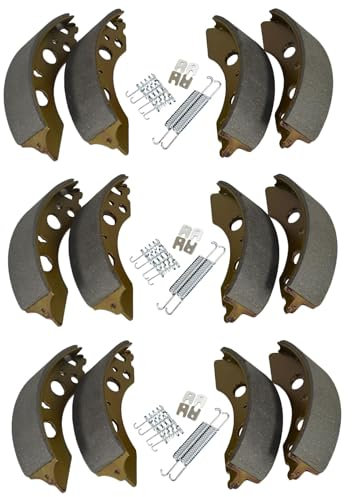 AB Tools 200 x 50mm ALKO Type Trailer Brake Shoes For 6 x Brake Drums Triple Axle