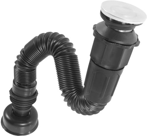 Zerodeko Sink Drain Hose Flexible Drain for Bathroom Kitchen Sink Anti-Clog Design Easy Installation for Efficient Waste Disposal