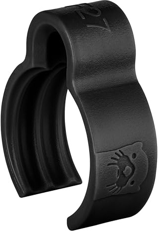 Ottertools – kabelhållare kompatibel med dammsugarslang D27 ø 34 mm svart
