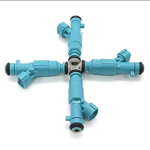 HDSNWG Kit reconstrucción inyector 4 Uds Inyectores De Combustible Accesorios De Coche 35310-2G200 para Hyundai