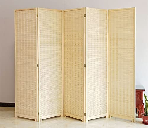 Divisorio retrattile in bambù, 180 cm, per cambiare vestiti, balcone, garage, stile cinese/giapponese, divisorio da parete per la separazione degli spazi