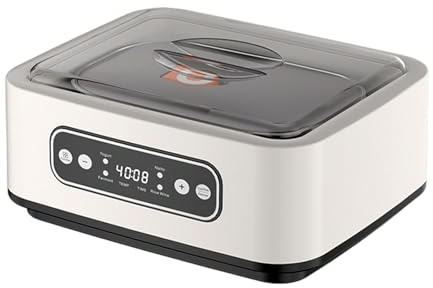 Milageto Joghurtbereiter für den Haushalt, Digitaler Joghurt Maker, automatische Joghurtmaschine aus Edelstahl für DIY selbstgemachten Joghurt, Käse-, Natto-Zubereiter, 26 * 21 cm
