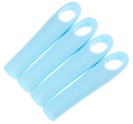 VALICLUD 4pièces Poignée De Balai Grip Antidérapant pour De Balai Accessoire Pratique Bleu pour Outils De Nettoyage
