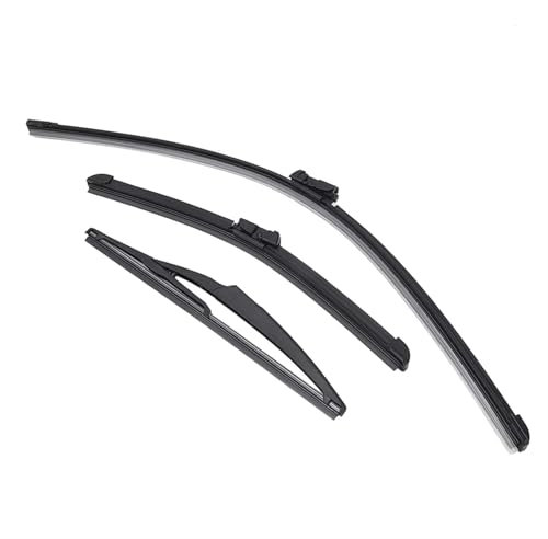 FVGOKMNA Frontscheibenwischer Kompatibel Mit FIAT Für 500 500C 500L 2009 2010 2011–2023, 3 Stück Vorne Und Hinten Wischerblätter, Windschutzscheibe, Heckklappe, Fensterbürsten, Autoteile