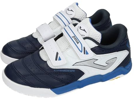 Joma CAJW2503I Indoor fútbol Sala con Cinta Textil Adhesiva, Suela Non Marking, Ajuste rápido y Buen Agarre NIÑO Deportivos Marino 32