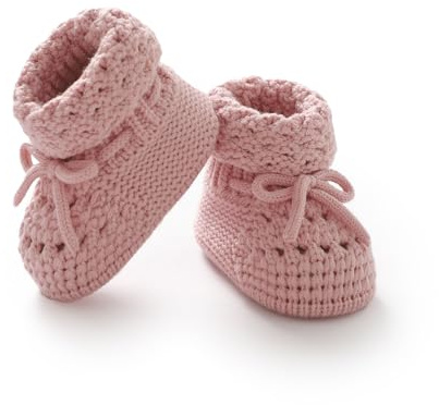 Rebolly Baby Booties 100% Cotton Knitted Newborn First Cozy