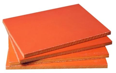 Plaque De Bakélite Orange De 1 À 20 Mm D'épaisseur, Panneau Isolant En Résine Phénolique, Feuilles De Bakélite Antistatiques Et Résistantes Aux Hautes Températures(100x100x12mm)