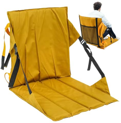 Cojín De Asiento De Estadio – Cojín De Silla Plegable De Viaje, Soporte De Gradas Portátiles, Equipo De Asiento Al Aire Libre Cómodo Y Versátil | Uso De Eventos Deportivos De Salida