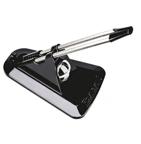 AoQhir Supporto per cavo elastico per mouse da gioco, organizer per mouse da scrivania, per un movimento fluido del mouse (nero)