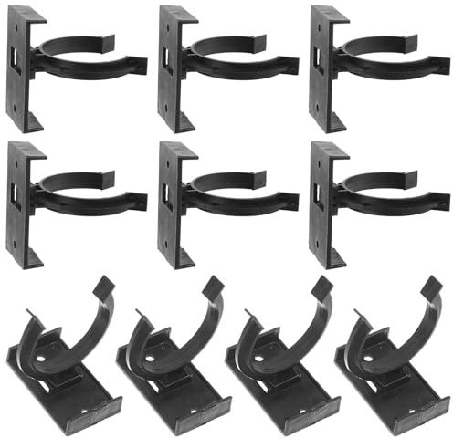 SECFOU 20pcs Plastic Cabinet Plinth Clips 90-Degree Corner Kick Skirting Board Brackets Furniture Accessories for Kitchen Cabinet Legs and Baseboards