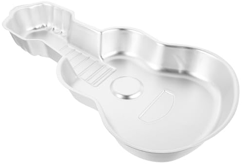 BETOOKY Chitarra Stampo Forma Lega di per dilluminio in Torta | Design Europeo, Pezzo Singolo Argento, Facile da Sformare, Sicuro,