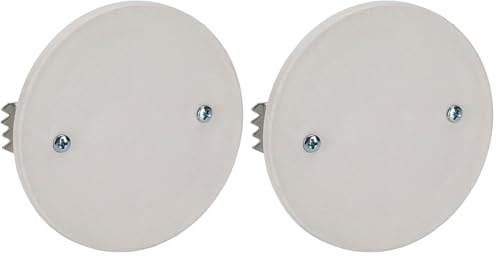 FANTON 63998 Deckel mit Erweiterungsklammern für Unterputzdose, Durchmesser 65 mm (Packung mit 2)