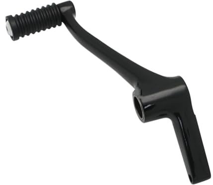 XINQQDC Palanca de cambios motocicleta con clavijas cambio, punta y talón, pedal CNC hacia adelante, compatible Harley Sportster XL883 XL1200 Forty(Glossy Black)