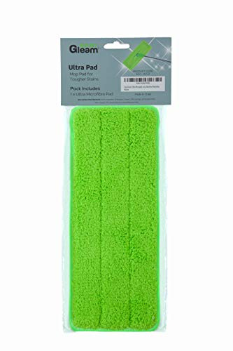 EasyGleam Mikrofaser-Mopp-Pad für hartnäckigen Schmutz, Flecken und Tiefenreinigung, Verwendung mit EasyGleam Mop und Eimer, für alle Bodenarten und maschinenwaschbar.