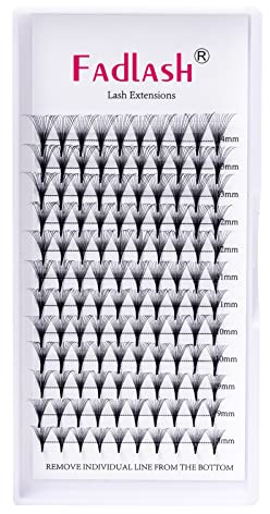 FADLASH Russische Volume 12D 0.07mm D Curl Mix 8-14mm Lengte Premade Wimper Wimperverlengingen Volume Lash Extensions（12D-0.07D-814mm）