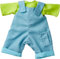 HABA Kleiderset Freizeitspass – T-Shirt und Latzhose für 30 cm Puppen – Pflegeleicht und waschbar bei 30°C – Ab 18 Monaten – 1305979001